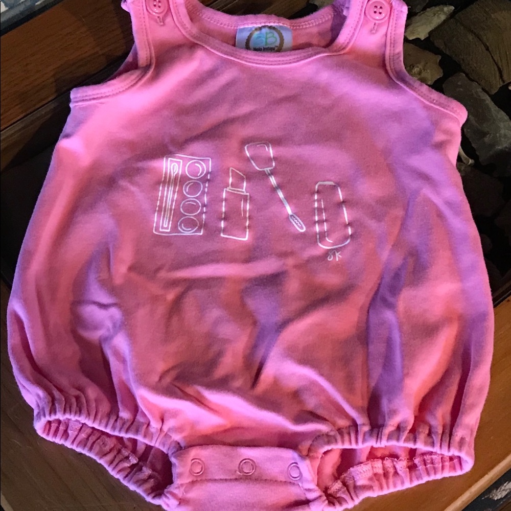 Blank Boutique 18m onesie makeup design